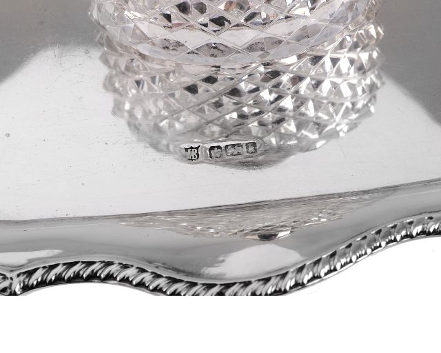 Inkwell Silver Sheffield Gb 1902 1903 Selezione Zanolli 155416 V781339