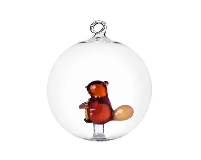 Christmas ball beaver woodland tales
