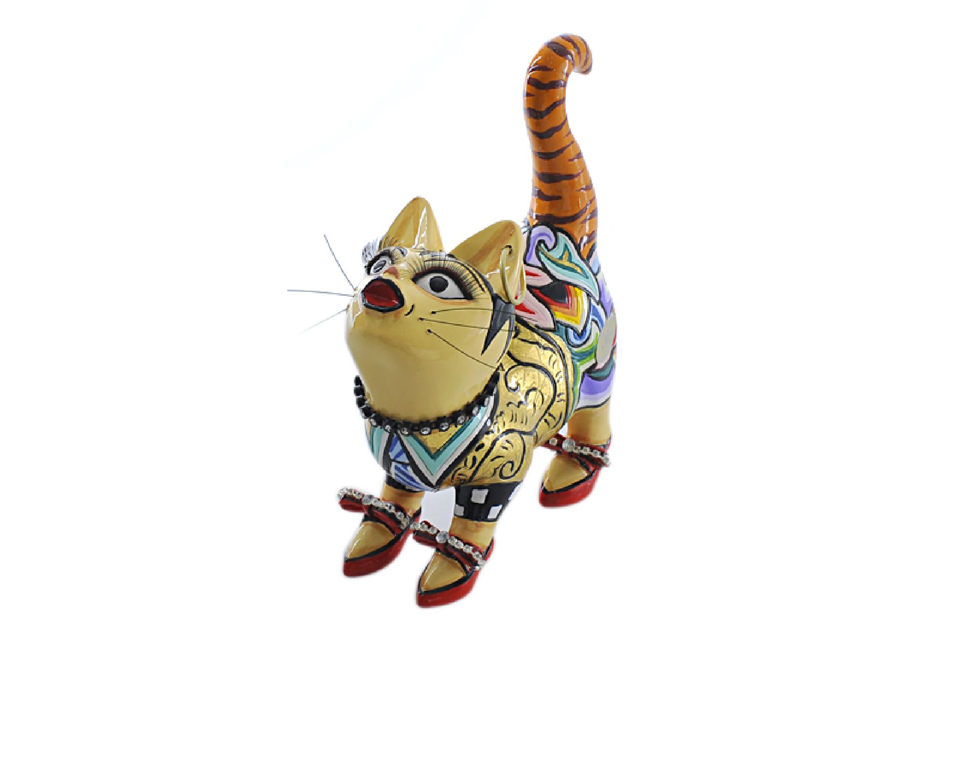 Gatto Kitty S Dipinto A Mano Toms Drag 49287 753td3027