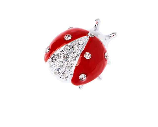 Ladybug Red With Crystals Selezione Zanolli 171000 592215402ro