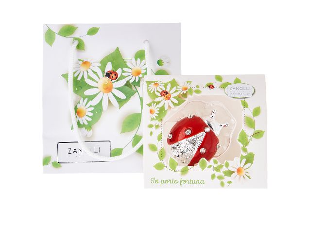 Ladybug Red With Crystals Selezione Zanolli 171000 592215402ro