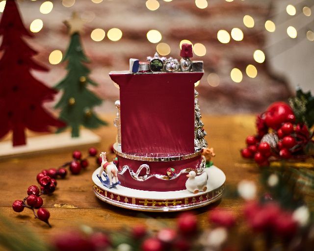 Idea Regalo Natale Giostra Musicale Babbo Natale Selezione Zanolli 189129 592n860213ro