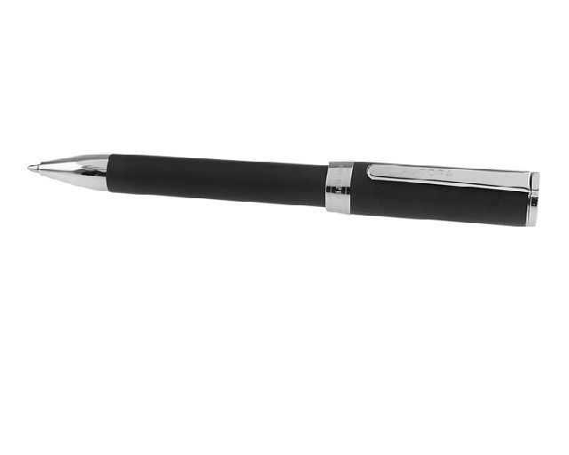 Penna a sfera tu resin nera satinata