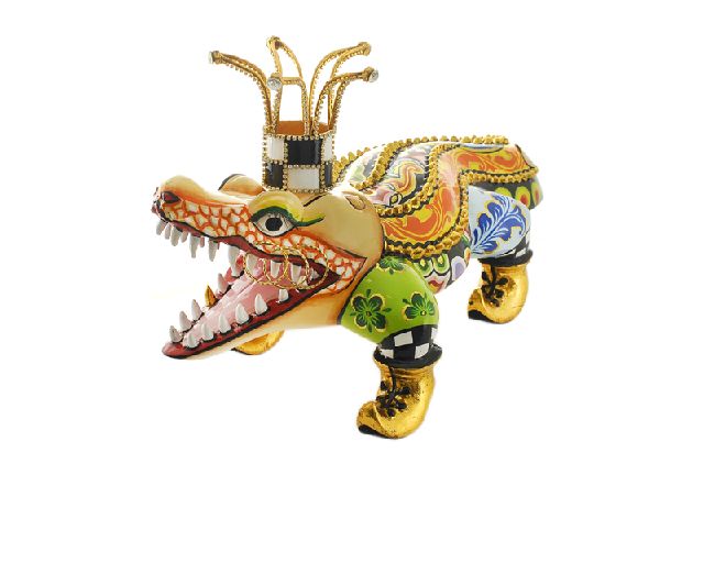 Alligator francesco s hand painted