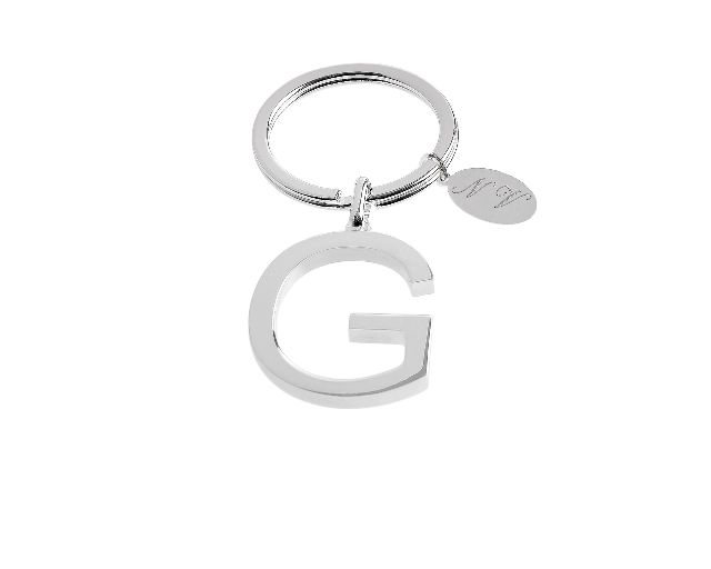 Keychain Silver G Letter Selezione Zanolli 10951 2vpcg