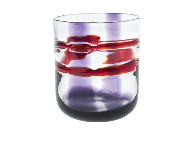 Bicchiere tumbler gesti bordeaux lilla
