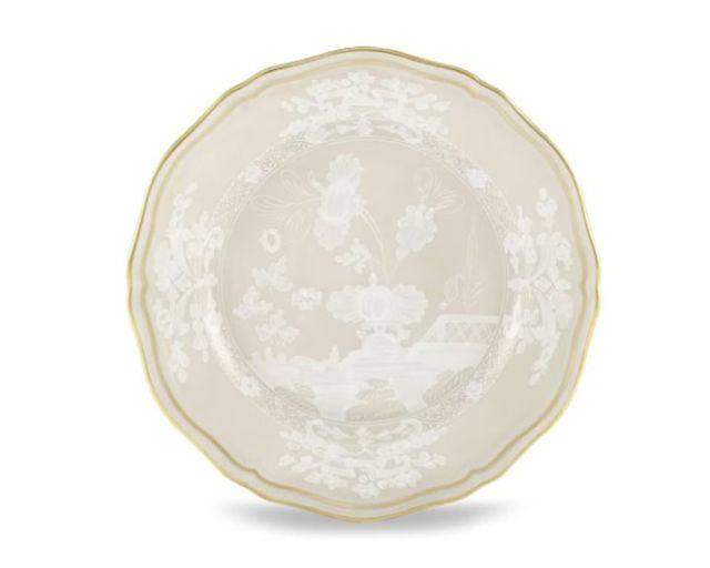Bread plate oriente italiano meringa porcelain