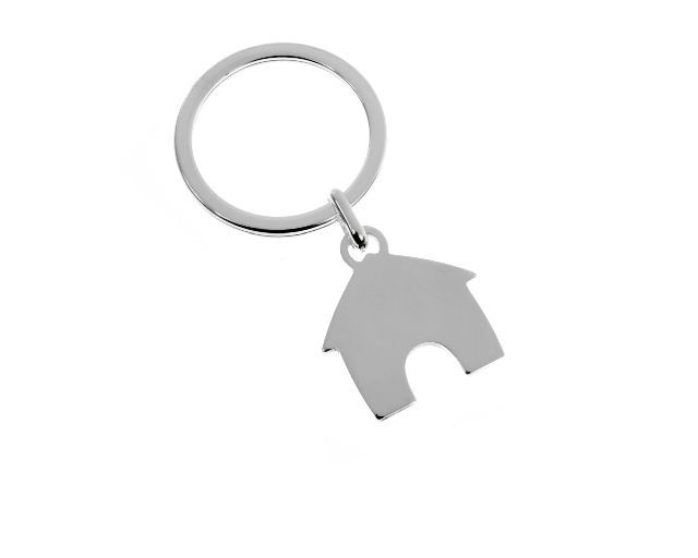 Keychain home silver