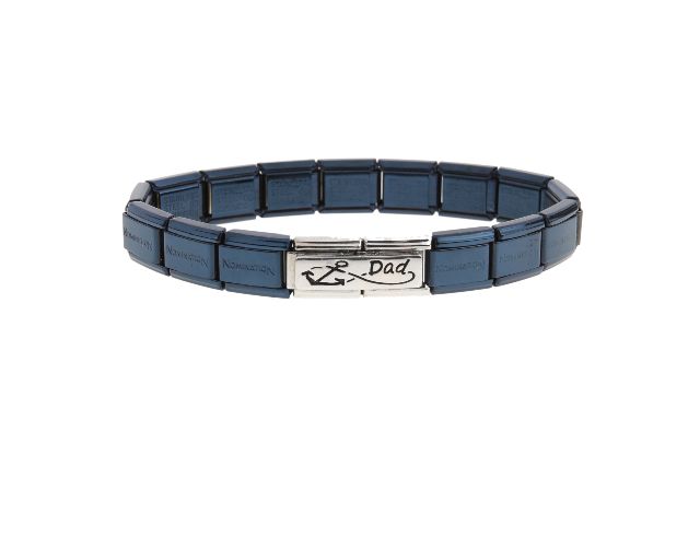 Bracelet Composable Steel Dad Nomination 161662 754brcpapa