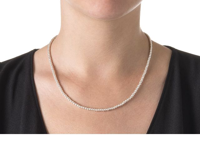Collana A Palle Argento Selezione Zanolli 162810 611clpalla0345