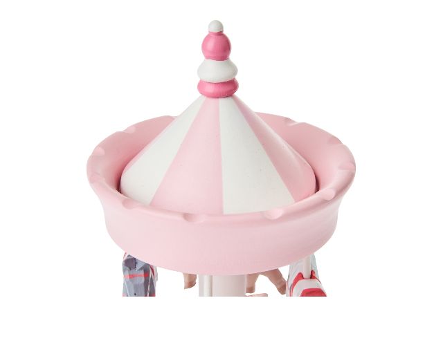 Music Box Horses Carousel Pink Selezione Zanolli 188458 44521099ra