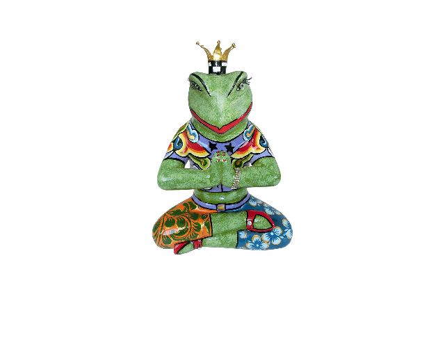 Rana yoga frog baba l dipinta a mano