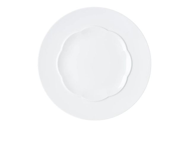Dinner plate sonetto porcelain white
