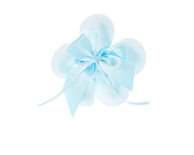 Sugared almonds petals blue with blue bow