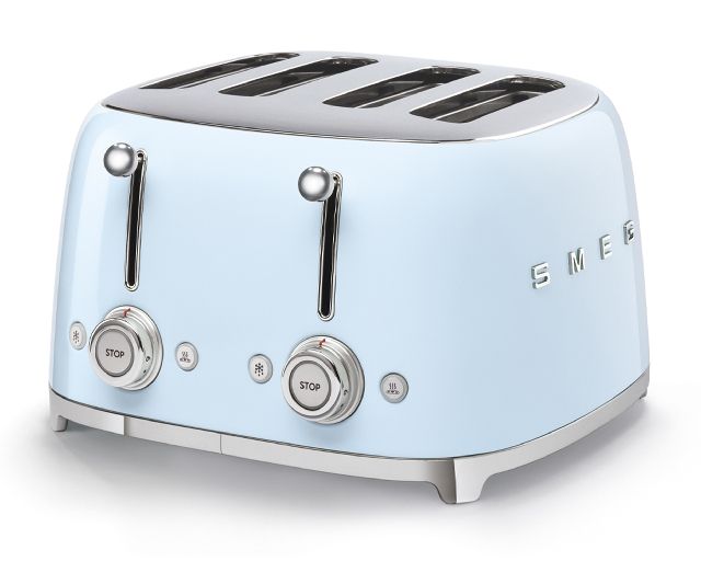 Toaster 4 slices blue