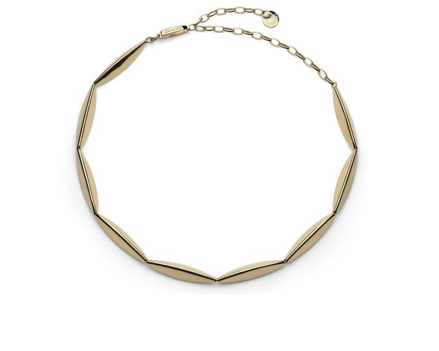 Collana aria argento dorato