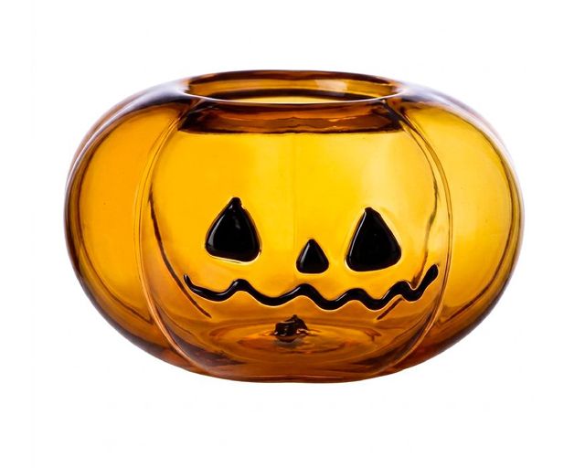 Tealight trick or treat jack-o-lantern