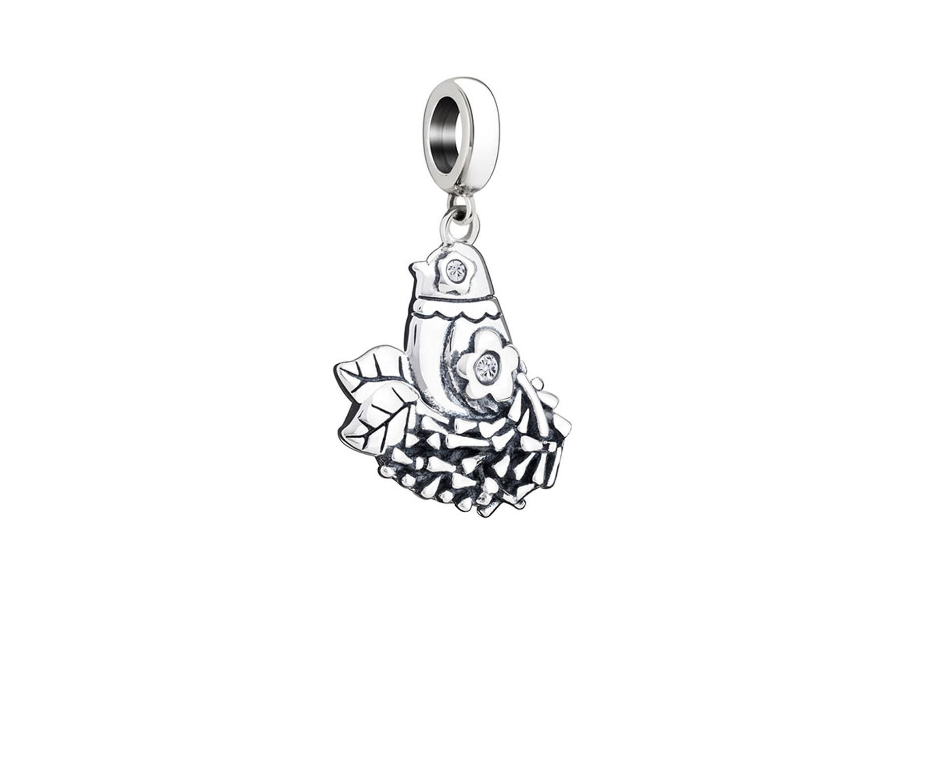 Charm Relationships Silver Mon In The Nest Chamilia
