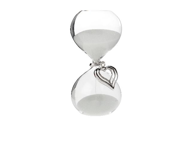 Hourglass heart with box