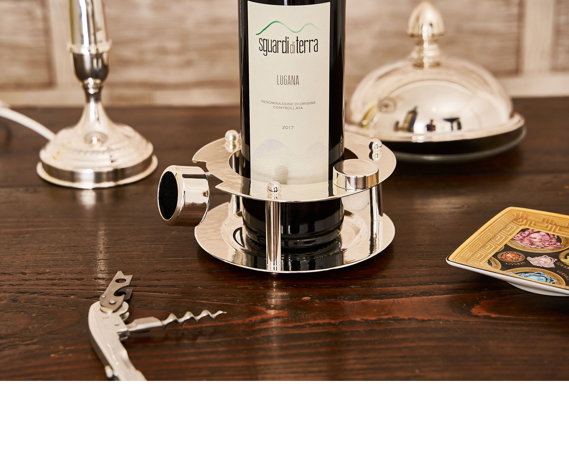 Wine Set Trilaminated Silver 3 Pieces Selezione Zanolli 172358 624w6022
