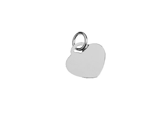 Pendant heart silver