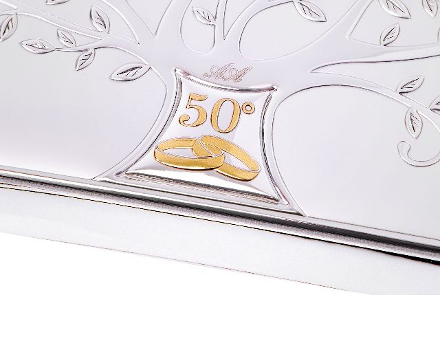 Cofanetto 50 Anniversario Argento Bilaminato Albero Della Vita Selezione Zanolli
