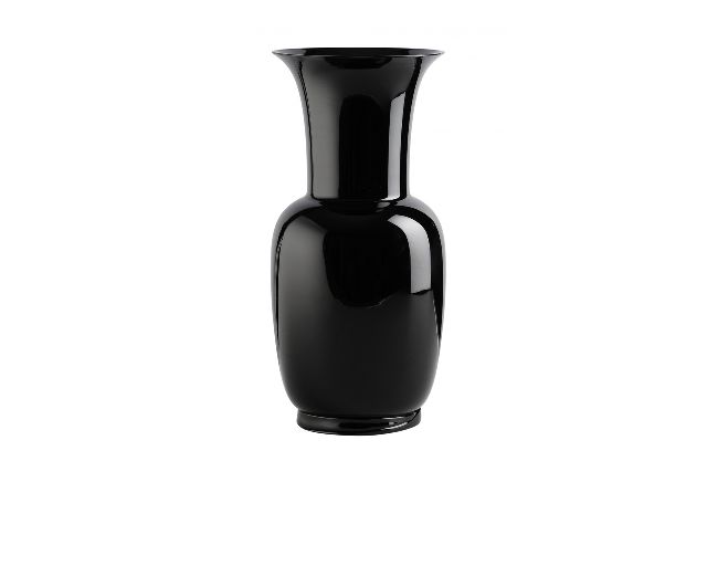 Vaso opalino vetro di murano nero