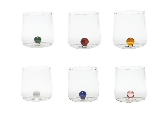 Confezione di bicchieri tumbler bilia 6 pezzi assortiti