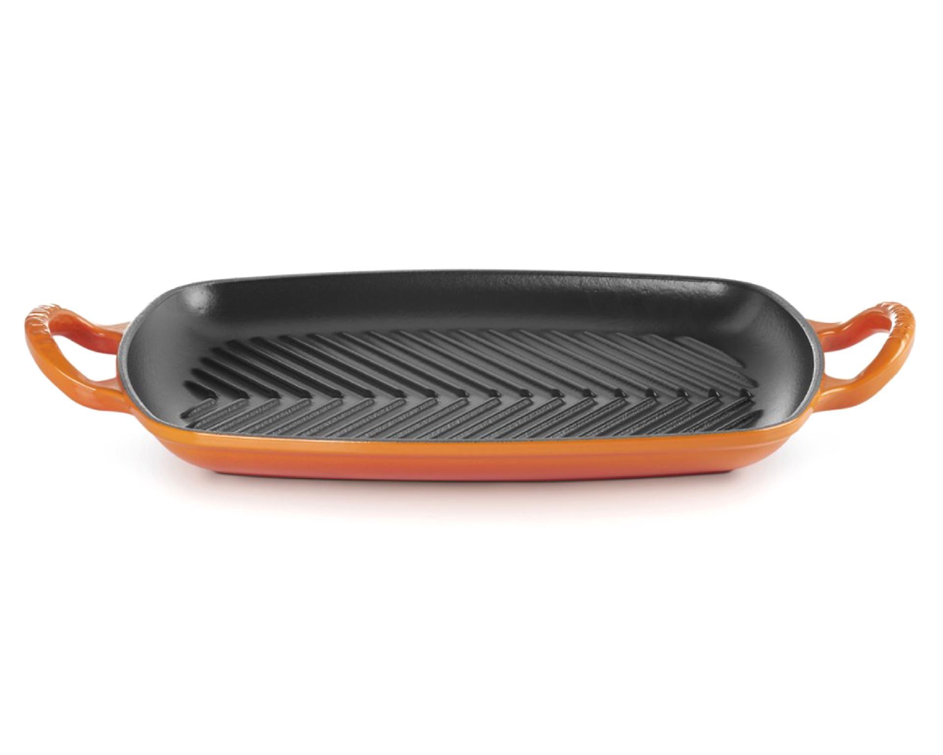 Grill Rettangolare Evolution Ghisa Arancio Le Creuset