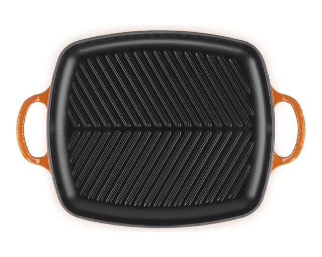 Grill Rettangolare Evolution Ghisa Arancio Le Creuset