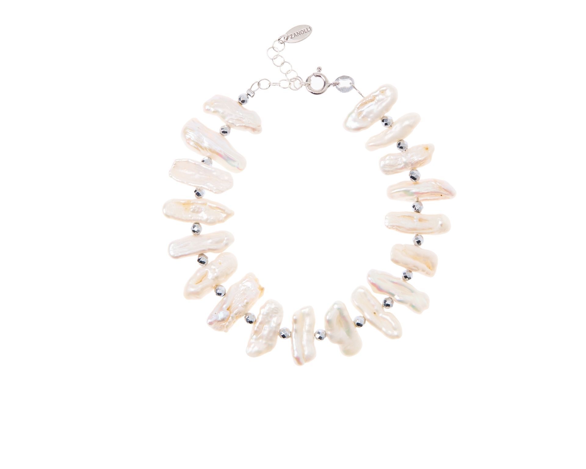 Bracelet Silver With White Pearl Selezione Zanolli 177964 726br2678