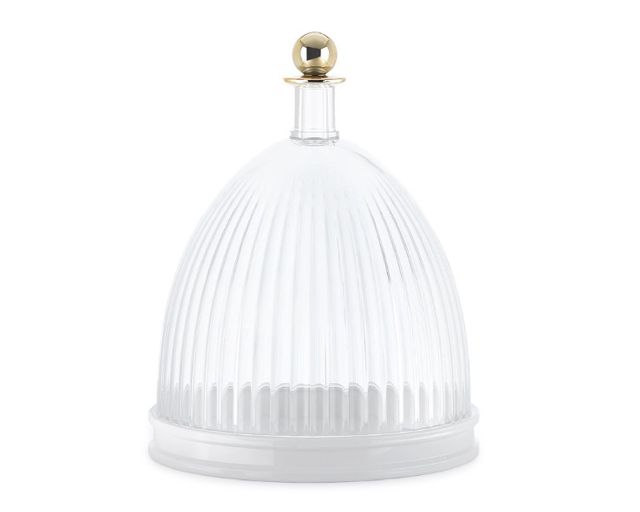 Stand la coupole transparent and white
