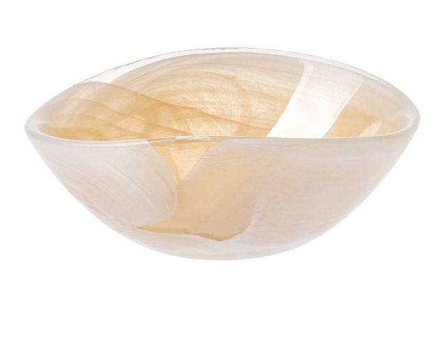 Bowl arco piegato honey white