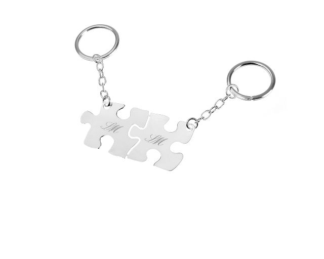 Portachiavi Divisibile Puzzle Argento Selezione Zanolli 27398 611pcpuzzle