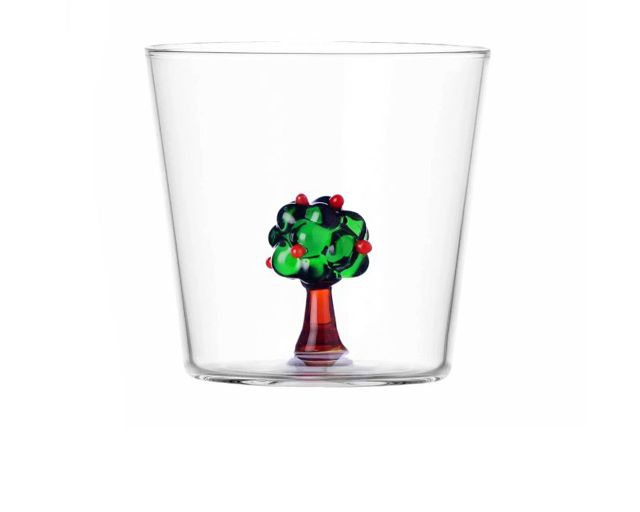 Idea regalo natale bicchiere tumbler melo red apple