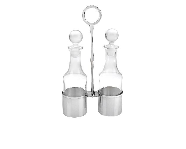 Oliera argento 2 pezzi