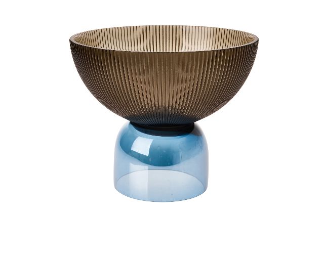 Centrotavola caffè e blu