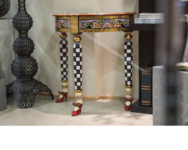 Console table versailles dipinta a mano