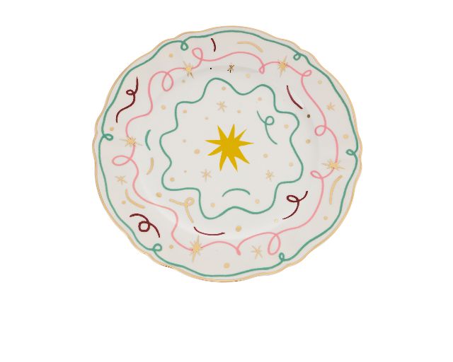Piatto da portata il frutto della passione porcellana stella