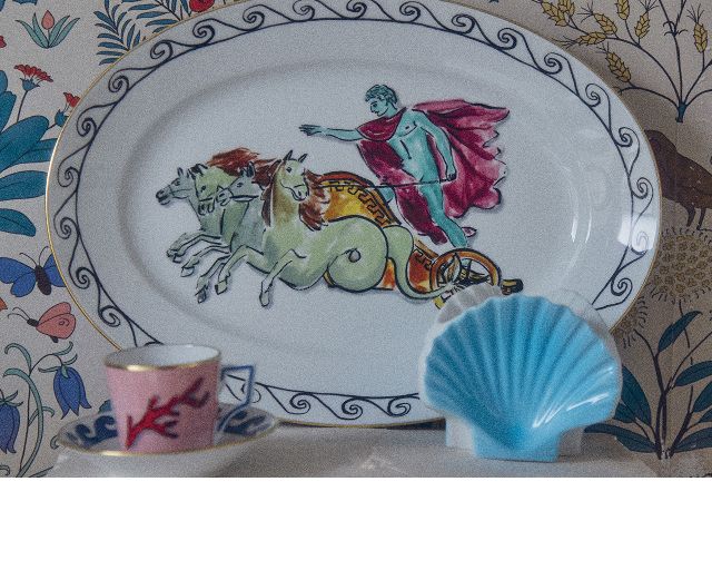 Coffe Cup Set Il Viaggio Di Nettuno Porcelain 2 Pieces With Saucer Richard Ginori 161774 F10100x9177genb40