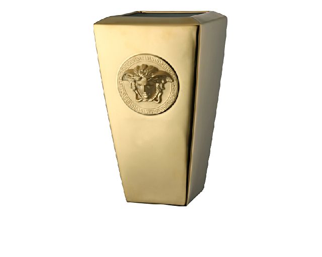 Vaso medusa gold porcellana