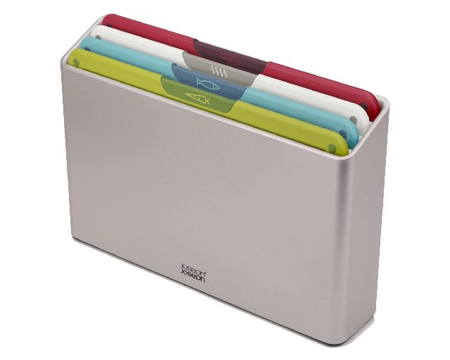 Cutting board set folio icon 4 pieces multicolour
