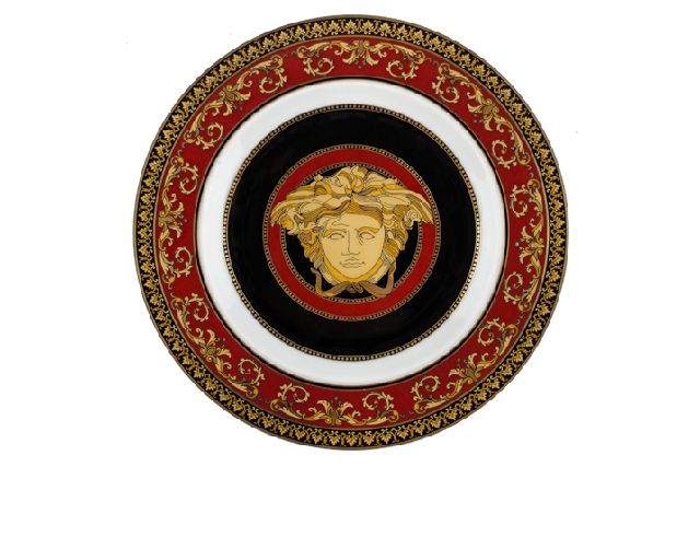 Dessert plate medusa porcelain