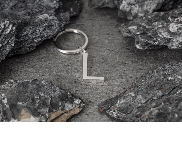 Portachiavi Argento Lettera L Selezione Zanolli 10957 2vpcl
