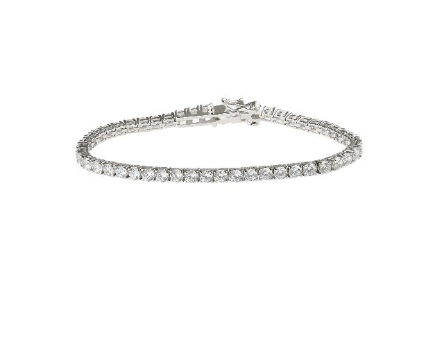 Bracciale Tennis Argento 4 Griffe Con Zirconi Bianchi Selezione Zanolli 133608 611griffe16