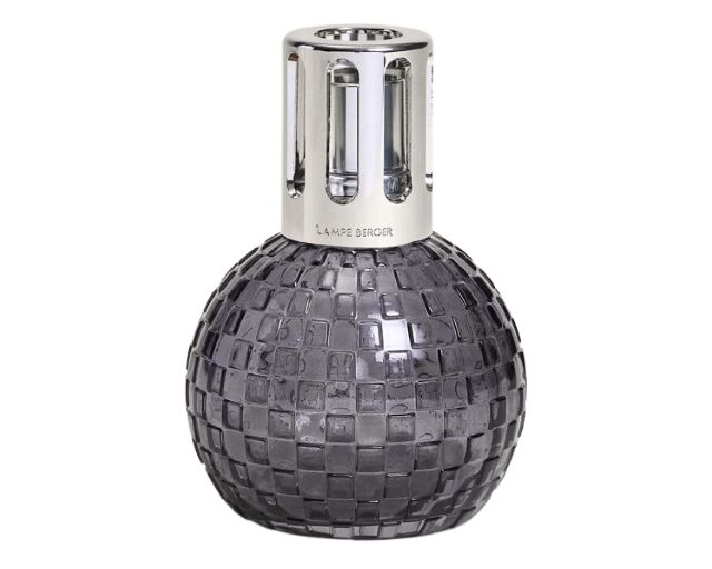 Cofanetto lampada catalitica disco grigia con profumo 250 ml poussiere d'ambre
