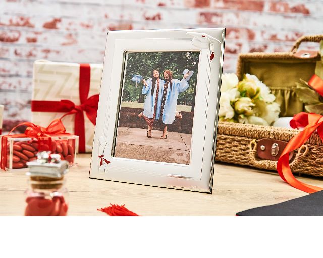 Picture frame graduation pvd silver