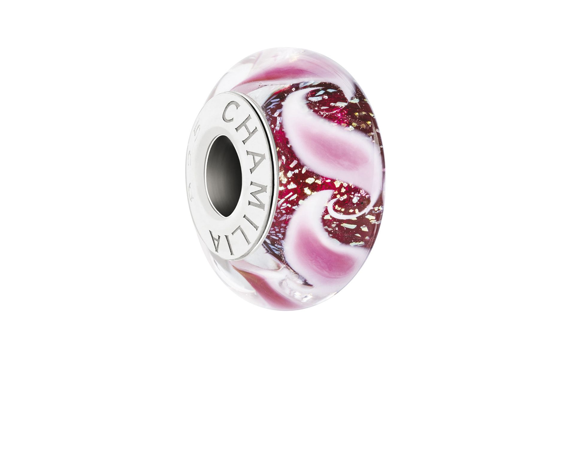 Charm Colori Argento Murano Acque Danzanti Chamilia