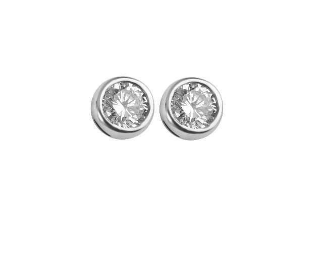 Earrings Silver Stud Light Point Selezione Zanolli 127800 837oriacp80