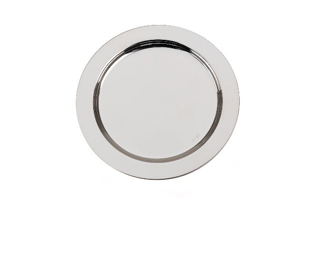 Sottobicchiere silver plated in stile cardinale